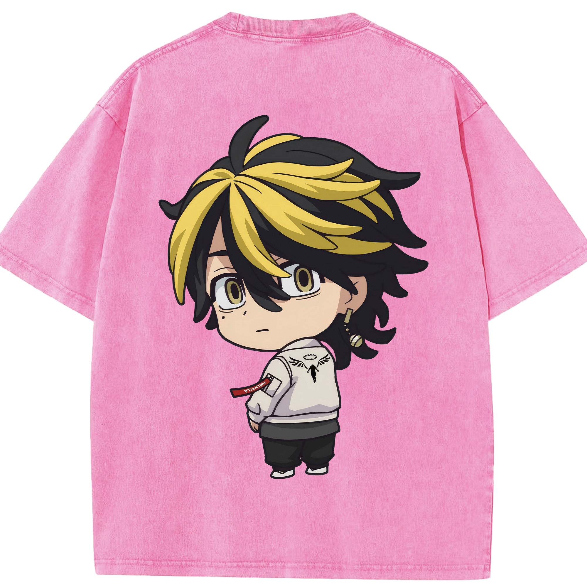 （画像用） 東京リベンジャーズ Tokyo Revengers 綿100% ヴィンテージ風 半袖Tシャツ（背面プリント）